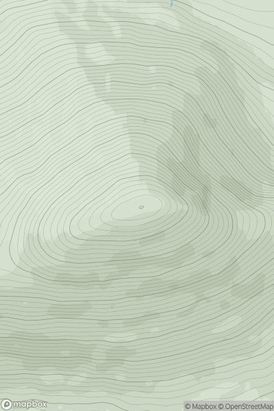 Thumbnail image for Croagh Patrick (Cruach Phadraig) showing contour plot for surrounding peak