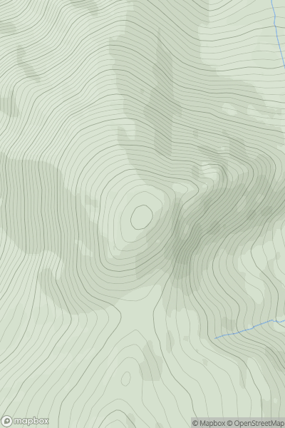 Thumbnail image for Masatiompan (Mas an Tiompain) showing contour plot for surrounding peak