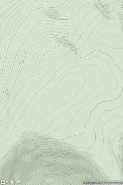 Thumbnail image for Tievnabinnia (Sheeffry Hills East Top) (Taobh na Binne) showing contour plot for surrounding peak