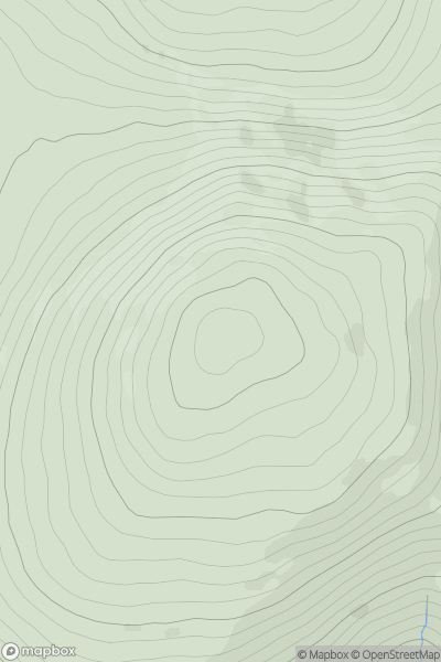 Thumbnail image for Slievenamon (Sliabh na mBan) showing contour plot for surrounding peak