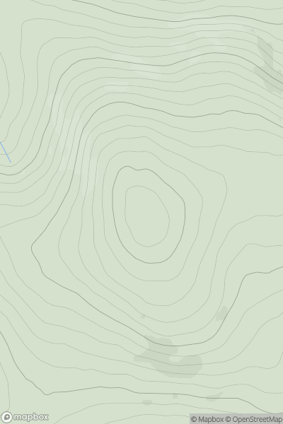 Thumbnail image for Gravale (Droibheal) showing contour plot for surrounding peak