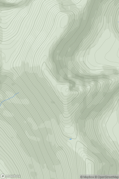 Thumbnail image for Binn an Choire (Bencorr) showing contour plot for surrounding peak