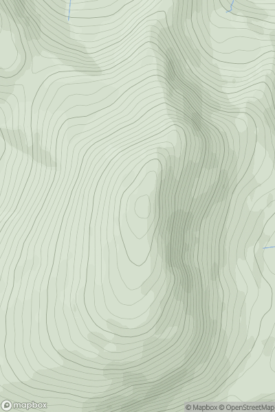 Thumbnail image for Moel Hebog showing contour plot for surrounding peak