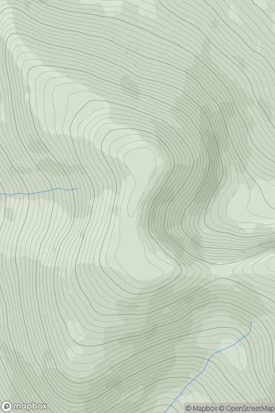 Thumbnail image for Barrslievenaroy (Mulnahogue) showing contour plot for surrounding peak