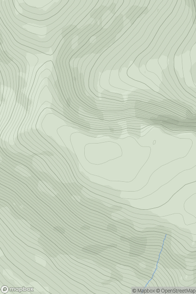 Thumbnail image for Ben Gorm (An Bhinn Ghorm) showing contour plot for surrounding peak