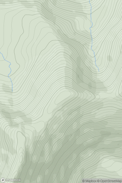 Thumbnail image for Beann NE Top (Beann North Top) showing contour plot for surrounding peak