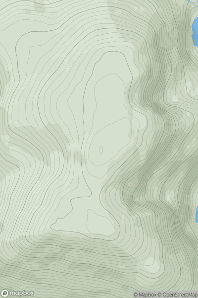 Thumbnail image for Hungry Hill (Cnoc Daod) showing contour plot for surrounding peak