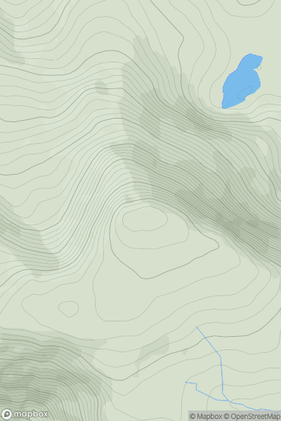 Thumbnail image for Knockmoyle (An Cnoc Maol) showing contour plot for surrounding peak