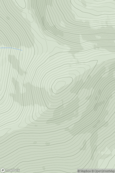 Thumbnail image for Colly (An Bheann Mhor) showing contour plot for surrounding peak