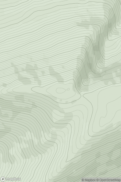 Thumbnail image for An Bheann Mhor showing contour plot for surrounding peak