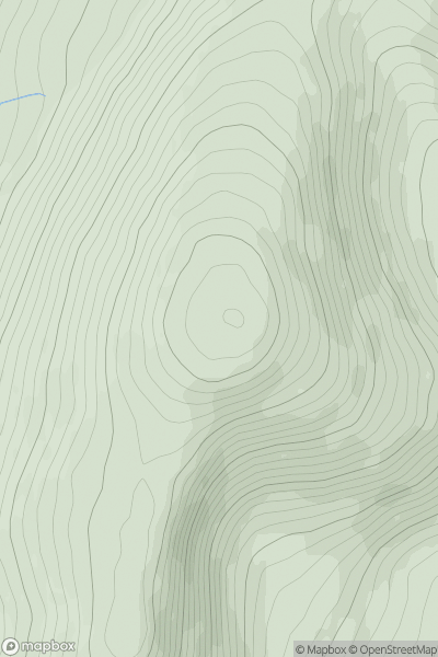 Thumbnail image for Slieve Muck (Sliabh Muc) showing contour plot for surrounding peak