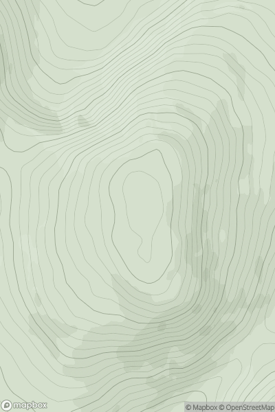 Thumbnail image for An Leamhaigh Mhor (Lavagh More) showing contour plot for surrounding peak