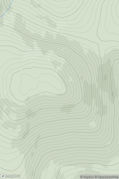 Thumbnail image for Knocknafallia (Cnoc na Faille) showing contour plot for surrounding peak