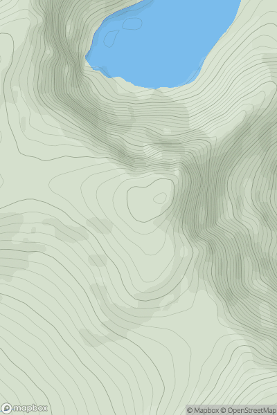 Thumbnail image for Mullaghnarakill showing contour plot for surrounding peak