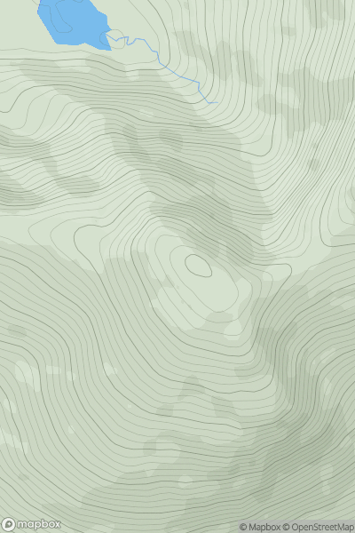 Thumbnail image for Stumpa Duloigh SW Top (Stumpa Duloigh West Top) (Stumpa West Top) showing contour plot for surrounding peak