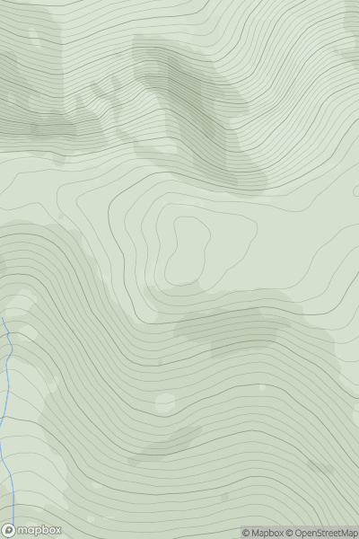 Thumbnail image for Binn Mhor showing contour plot for surrounding peak