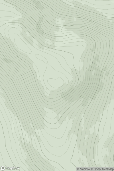 Thumbnail image for Chimney Rock Mountain (Sliabh an Aoire) showing contour plot for surrounding peak