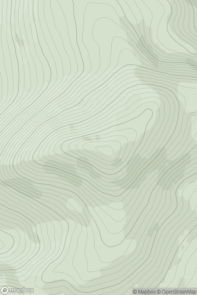 Thumbnail image for Crohane (An Cruachan) showing contour plot for surrounding peak