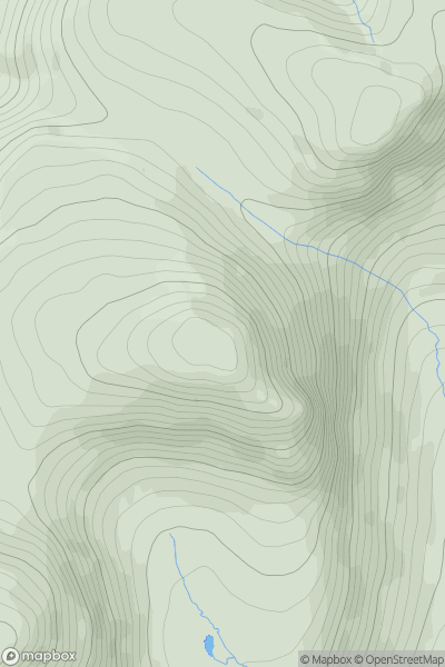 Thumbnail image for Cove Mountain showing contour plot for surrounding peak