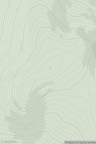 Thumbnail image for Knocknagnauv (Cnoc na gCnamh) showing contour plot for surrounding peak