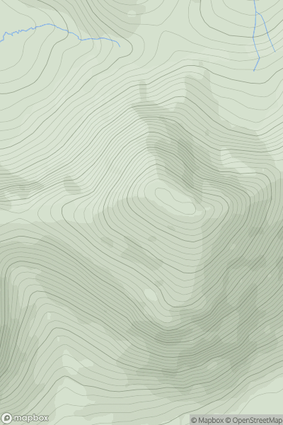 Thumbnail image for Mucanacht (Meacanacht) (Muckanaght) showing contour plot for surrounding peak