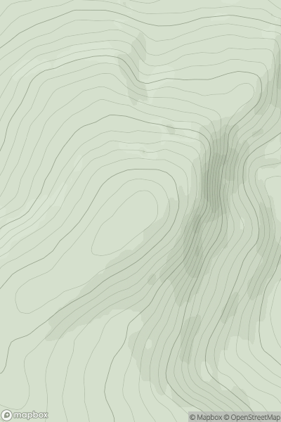 Thumbnail image for Ben Chonzie showing contour plot for surrounding peak