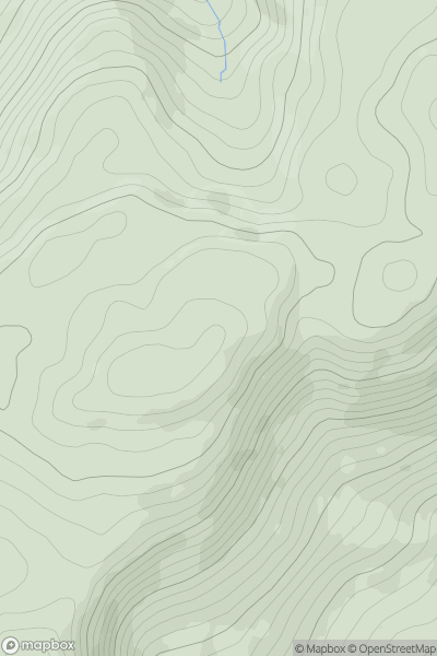 Thumbnail image for Dromderalough (Dromderalough South) (Drom idir Dha Loch) showing contour plot for surrounding peak