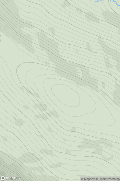 Thumbnail image for Lugduff (Log Dubh) showing contour plot for surrounding peak