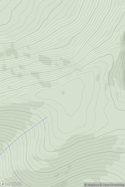 Thumbnail image for Been Hill (Beann) showing contour plot for surrounding peak