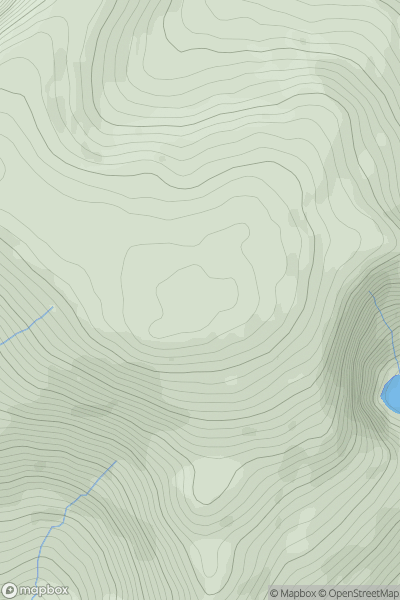 Thumbnail image for Coomcallee showing contour plot for surrounding peak