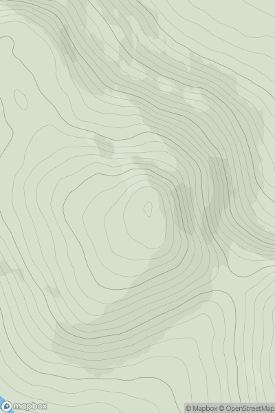 Thumbnail image for An Leamhaigh Bheag (Lavagh Beg) showing contour plot for surrounding peak