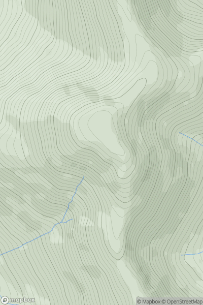 Thumbnail image for Devilsmother (Binn Gharbh) showing contour plot for surrounding peak