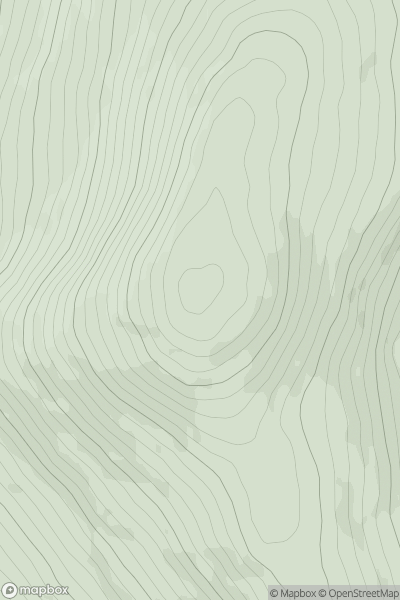 Thumbnail image for Musheramore (Muisire Mor) showing contour plot for surrounding peak