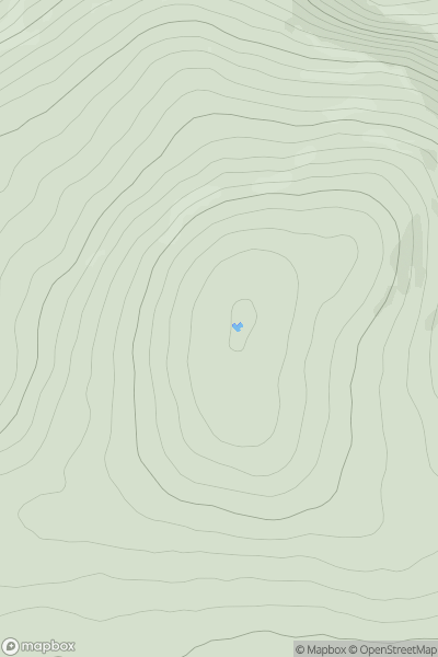 Thumbnail image for Tonduff (Toin Dubh) showing contour plot for surrounding peak