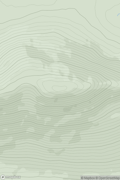 Thumbnail image for An Bhanog Thuaidh (Banoge North) showing contour plot for surrounding peak