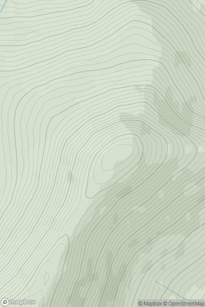 Thumbnail image for Drung Hill (Cnoc Droinge) showing contour plot for surrounding peak