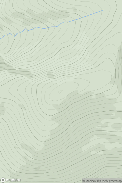 Thumbnail image for Knocknamanagh (Barrerneen) (Cnoc na Manach) showing contour plot for surrounding peak