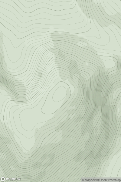 Thumbnail image for Teernakill South (Mullach Glas) showing contour plot for surrounding peak