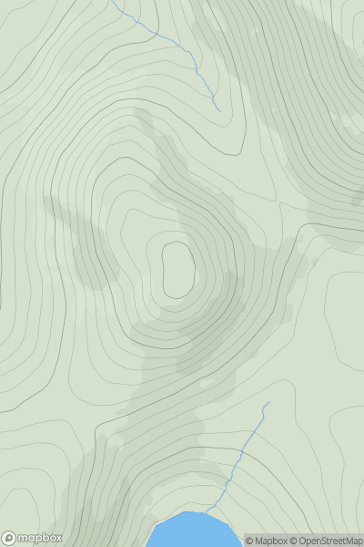 Thumbnail image for Slieve Loughshannagh (Sliabh Locha Sionnach) showing contour plot for surrounding peak