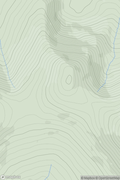 Thumbnail image for Coombane (Coumbane) (An Com Ban) showing contour plot for surrounding peak