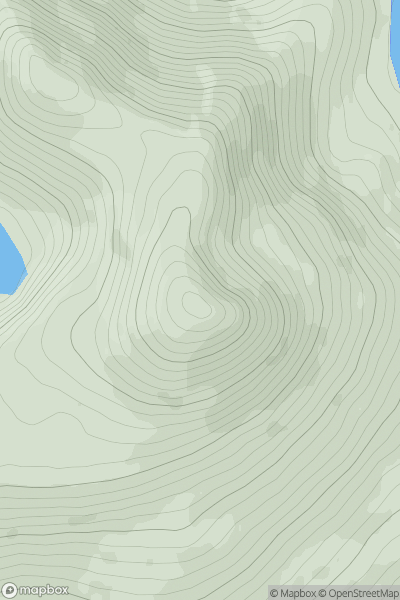 Thumbnail image for Aghla Beg showing contour plot for surrounding peak