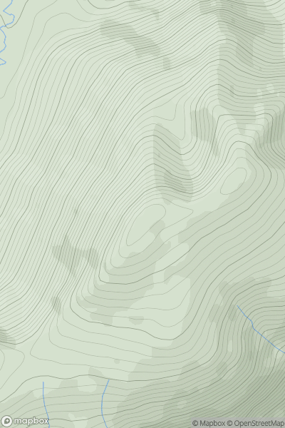 Thumbnail image for Lackabane (Leaca Bhan) showing contour plot for surrounding peak