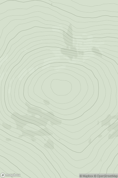 Thumbnail image for Sorrel Hill showing contour plot for surrounding peak