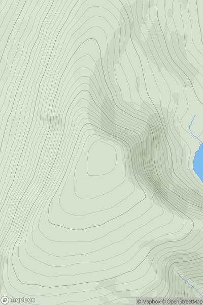 Thumbnail image for Buckoogh (Boc Umhach) showing contour plot for surrounding peak