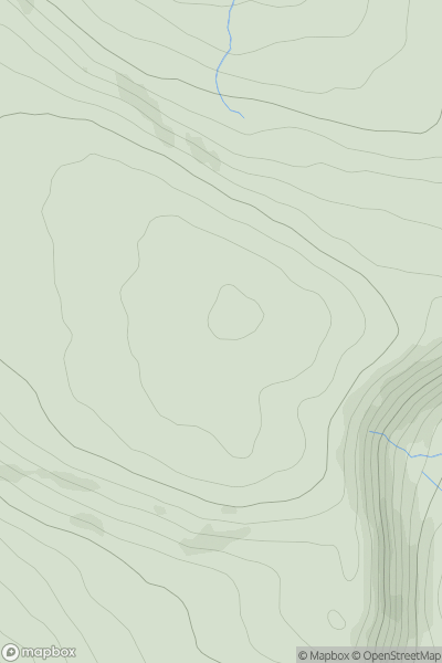 Thumbnail image for Slieve Anierin (Sliabh an Iarainn) showing contour plot for surrounding peak