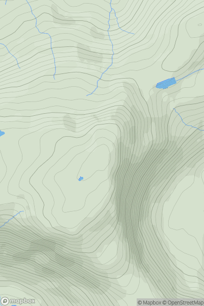 Thumbnail image for Allt-Fawr (Allt Fawr) showing contour plot for surrounding peak