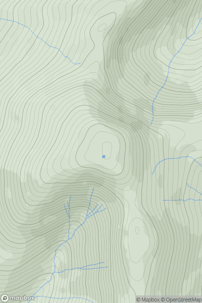 Thumbnail image for Binn Ui Chuinneain (Bunnacunneen) showing contour plot for surrounding peak