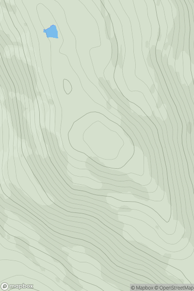 Thumbnail image for Slieve Gullion (Sliabh gCuilinn) showing contour plot for surrounding peak