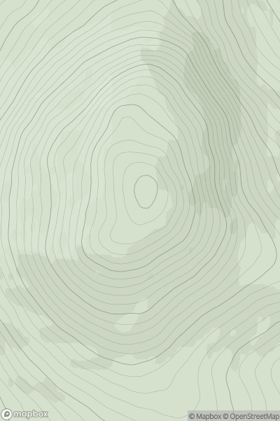 Thumbnail image for An Gaigin (Gaugin Mountain) showing contour plot for surrounding peak