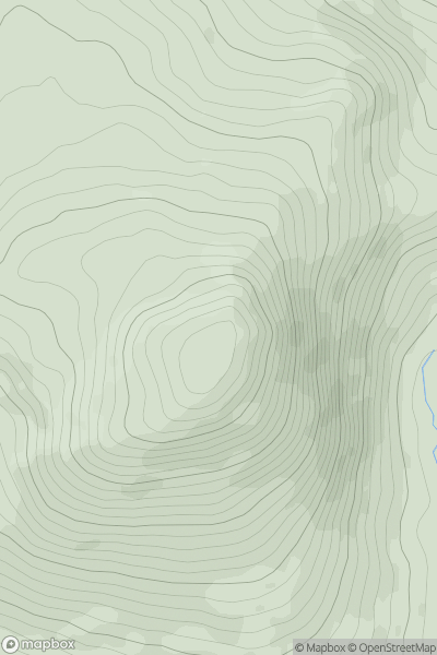 Thumbnail image for Peakeen Mountain (Peicin) showing contour plot for surrounding peak